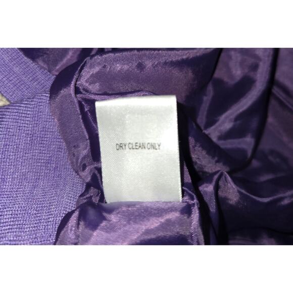 Fairway & Greene Purple Italian Merino Lined Sweater Size XL. Whistling Straits - Picture 4 of 7